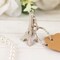 10 pcs Eiffel Tower 4" Plastic Keychains with Thank You Tags